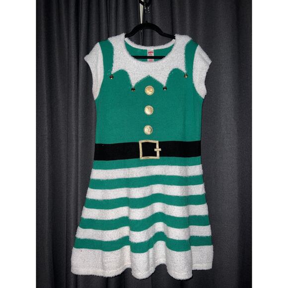 Ugly Christmas Sweater Dress Xmas Size XL - Picture 1 of 3